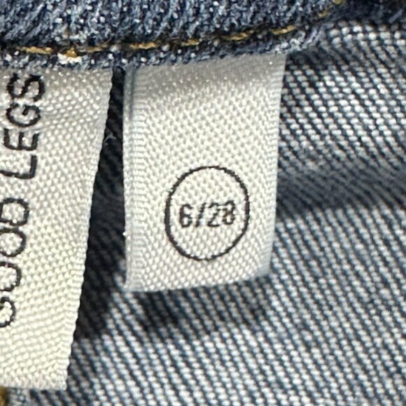 Good‎ American Good Legs Skinny Blue Denim Jeans Size 6/28 - Picture 6 of 6